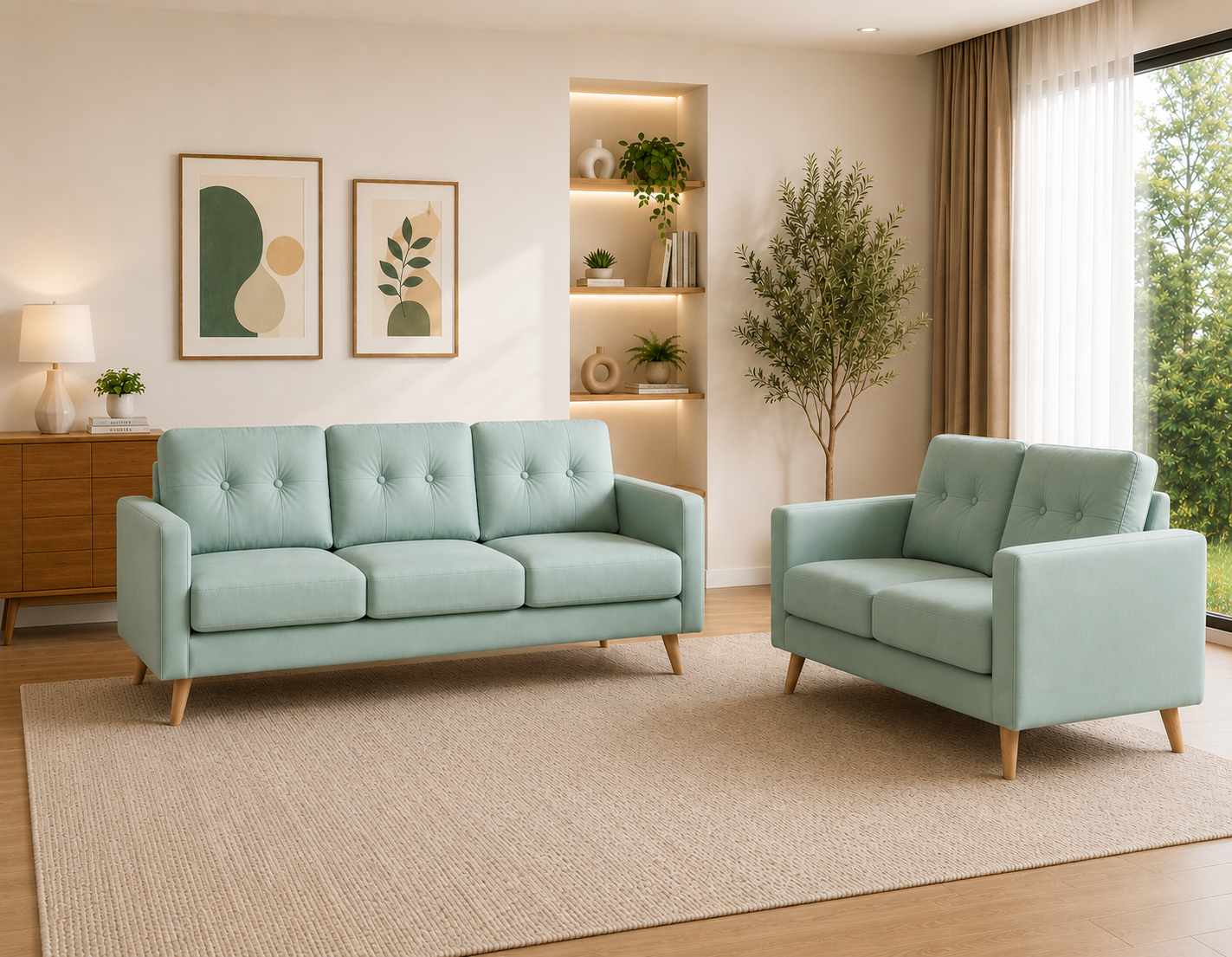 Royal Nest 3+2 Seater Sofa Set